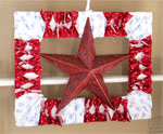 Patriotic Star Frame for Door