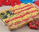 Patriotic Taco Salad for July 4th