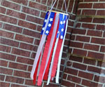 Embroidery Loop Patriotic Windsock