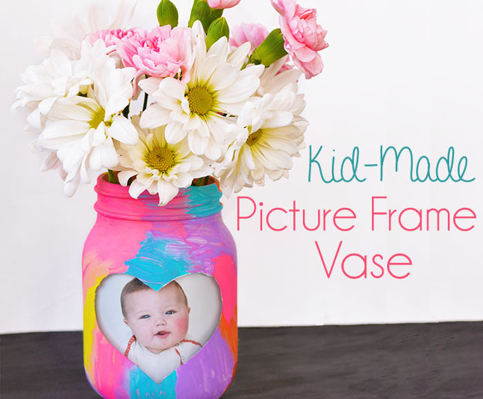 Vase with Picture for Mother's Day