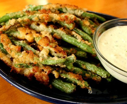 Panko Fried Green Beans