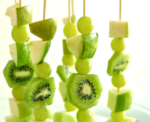 Green Fruit Skewers