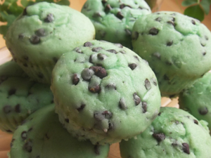 Mint Chip Muffins