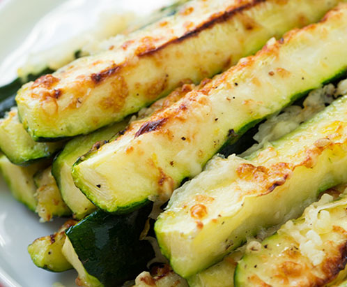 Parmesan Roasted Zucchini