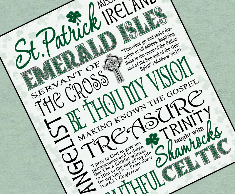 St. Patrick Subway Print