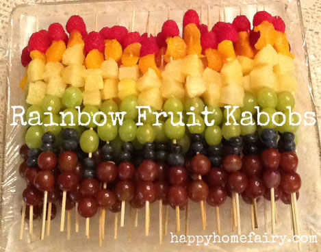 Rainbow Fruit Kabobs