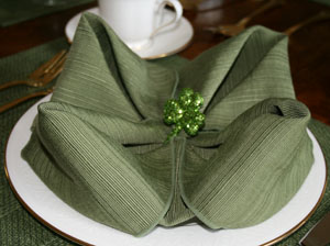 Shamrock Napkin