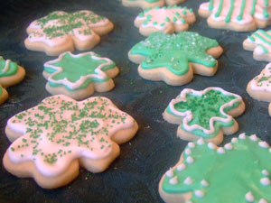 St. Patrick's Day Sugar Cookies
