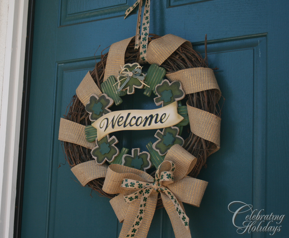 St. Patrick's Day Wreath Old