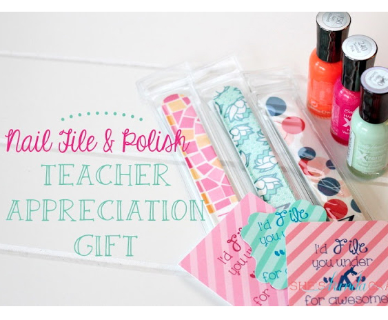 Nail File and Polish for Teacher Appreciation