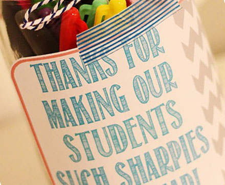 Sharpies for Teacher Appreciation