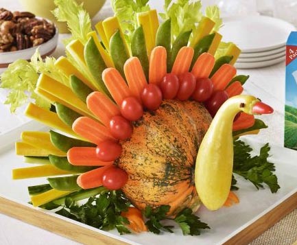 Thanksgiving Turkey of Veggies