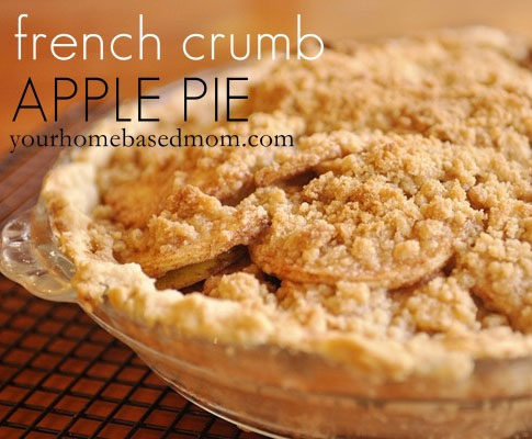 French Crumb Apple Pie