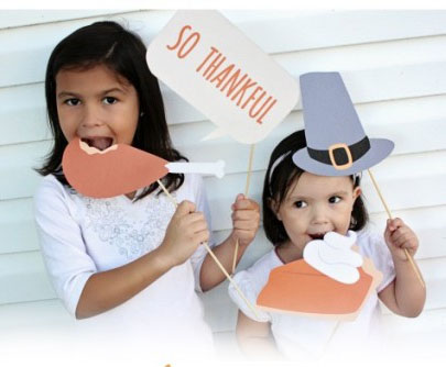 Thanksgiving Photo Booth Props