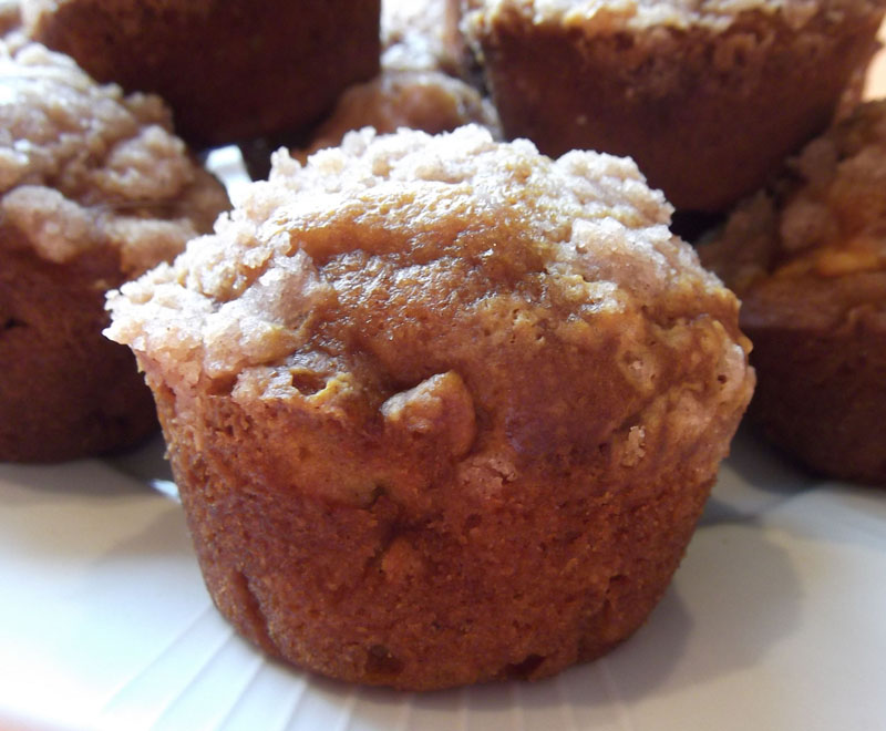 Pumpkin Apple Streusel Muffin