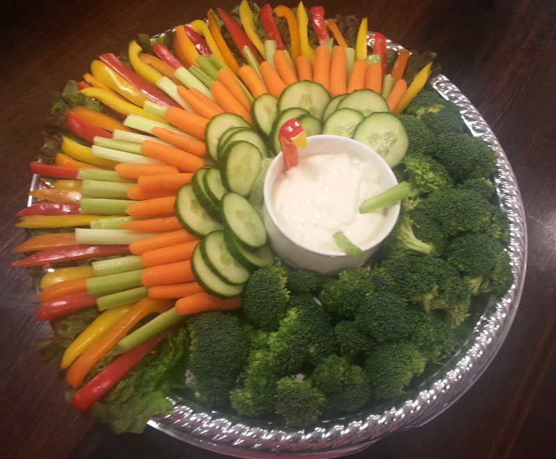 Thanksgiving Veggie Platter