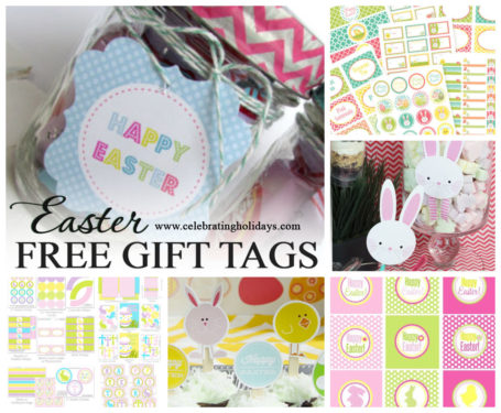 Easter Free Printable Gift Tags | Celebrating Holidays